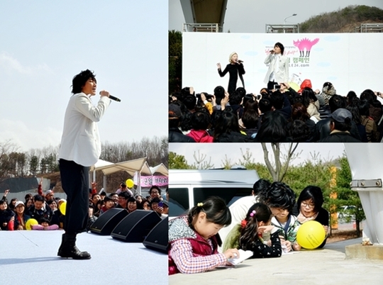 이런 `구민가수`를 봤나..김장훈의 작지만 큰 무대