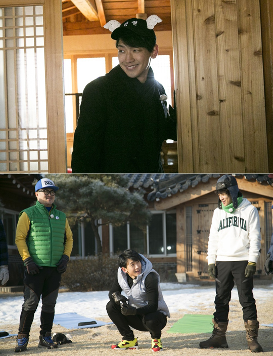 ''1박2일'' 찾아간 비, 연인 김태희 언급에 당황 "엔젤 남친?"