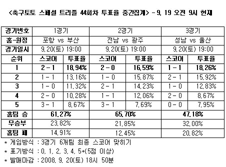   축구팬 47% ''성남, 울산에 누르고 선두 유지'' 전망