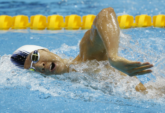 박태환, 최선을 다했는데..                                                                                                                                                                         