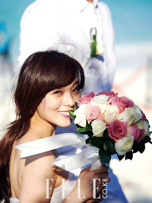 선예 허니문 화보 "꽃보다 아름다운 미소"                                                                                                                                                 