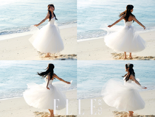 선예, 웨딩드레스 자태 `성숙+섹시미`                                                                                                                                                               