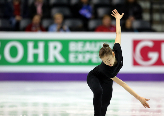  공식훈련 하는 김연아                                                                                                                                                                             