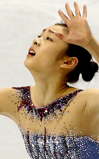  최종 리허설 하는 김연아                                                                                                                                                                          