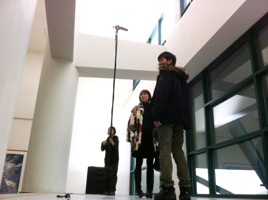 `그녀의 연기` 마지막 장면 촬영현장                                                                                                                                                                