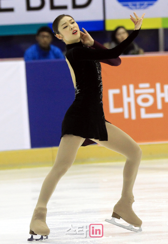 완벽한 연기 마치는 김연아                                                                                                                                                                         