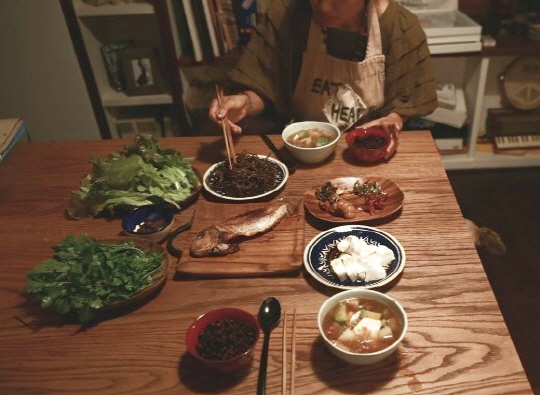 이효리 블로그, 저녁 밥상 공개 "모든 주부님 존경!"