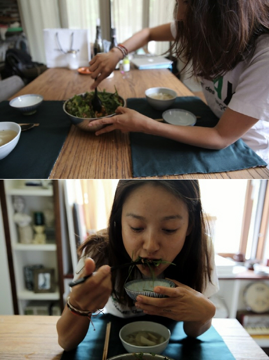 `섹시퀸 이효리` 비빔밥 먹방.. `혹시 임신?`                                                                                                                                                              