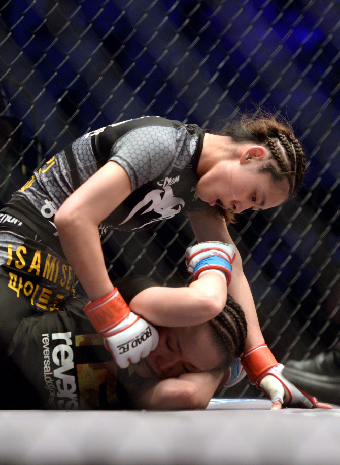  박지혜 로드FC 여제로!                                                                                                                                                                            