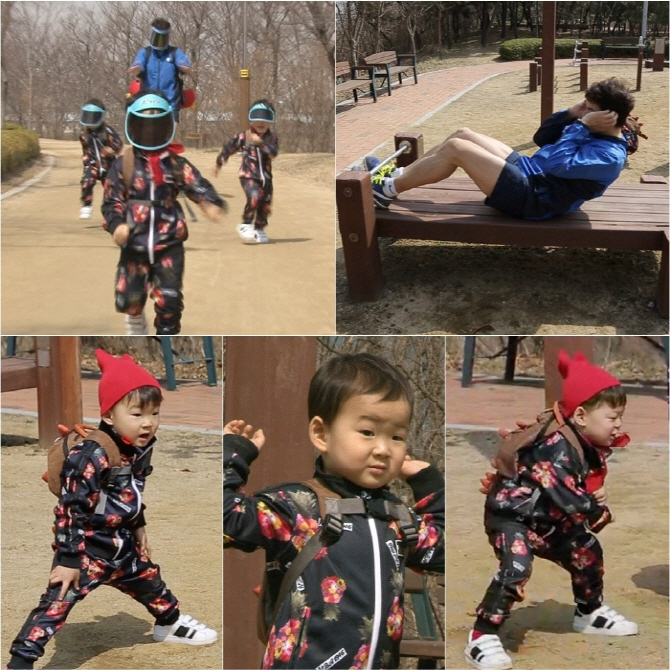 `슈퍼맨` 삼둥이, 송일국 다이어트 위해 나섰다.. 요절복통 `다이어트 특공대` 변신