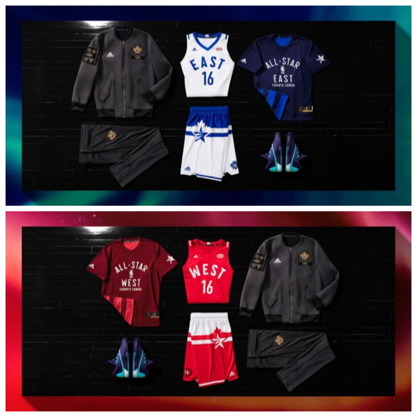 아디다스, 2016 NBA 올스타전 유니폼 공개