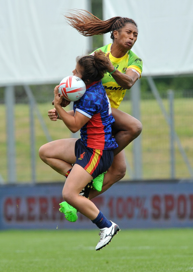 치열했던 HSBC 여자 럭비 경기 `우승을 위해서라면…`                                                                                                                                                      