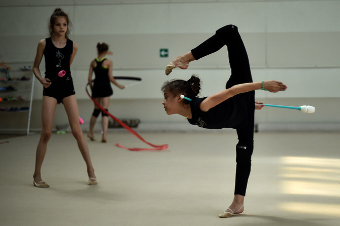 리듬체조 꿈나무, `누가누가 잘하나`                                                                                                                                                                