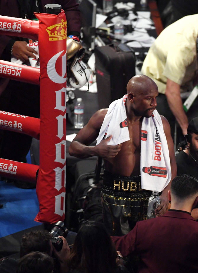 메이웨더 "완벽한 경기였어"                                                                                                                                                              