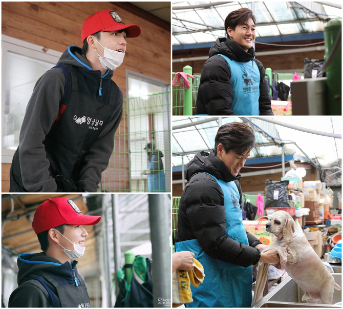 유지태 `매드독` 팀 유기견 봉사 활동 `공약 지켰다`