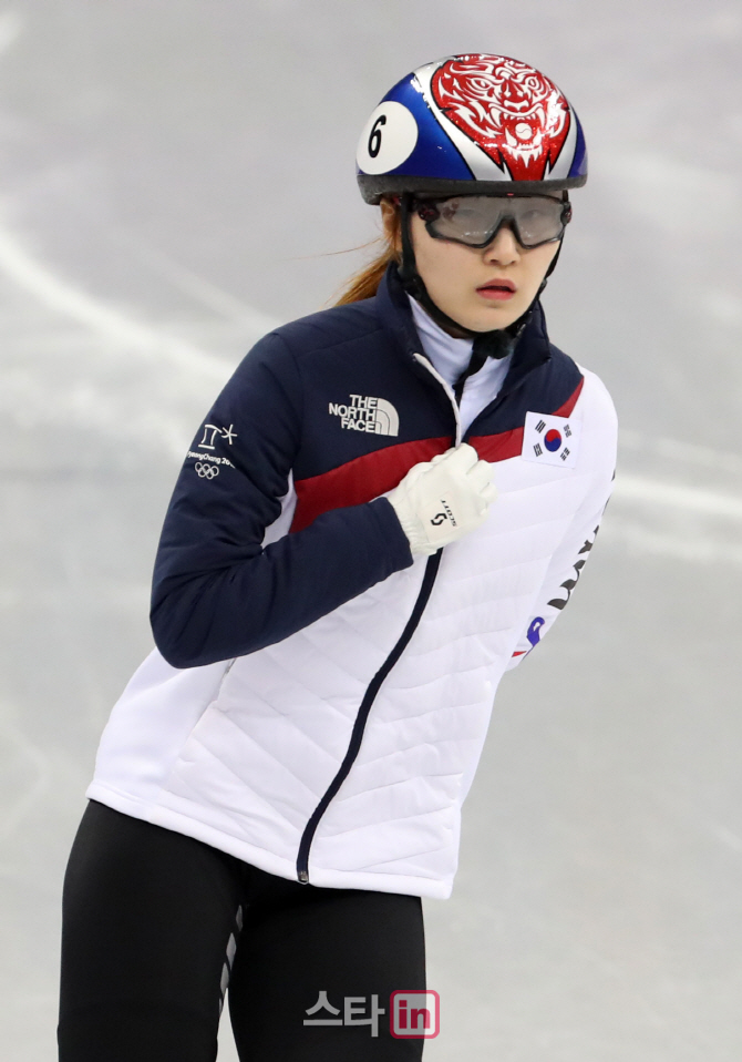 최민정, 500m 준준결승서 까다로운 상대 모두 피했다