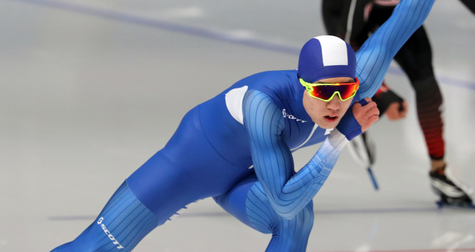 차민규, 男500m  34초42 올림픽 신기록...중간순위 1위