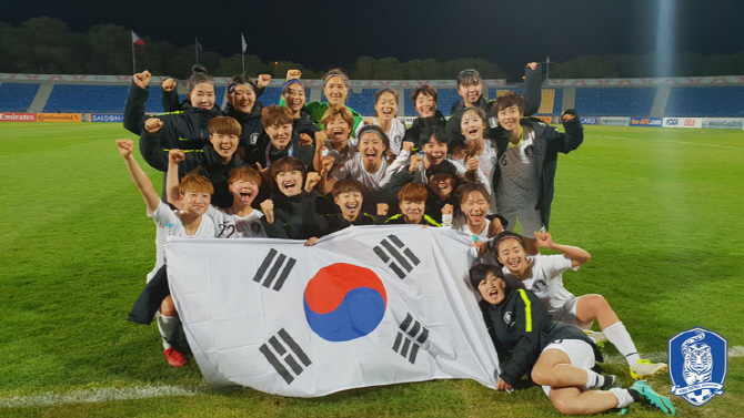 한국 여자축구, 가시밭길 뚫고 사상 첫 2회 연속 WC 진출