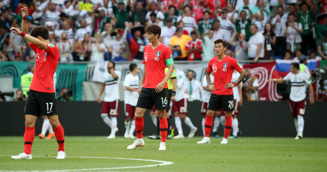 'PK 선제 실점' 한국, 멕시코에 0-1 뒤진 채 전반 마감