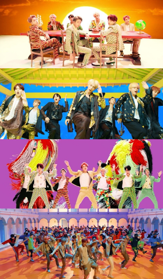 방탄소년단, 신곡 'IDOL' 흥겨움 가득 '전세계 얼쑤!'