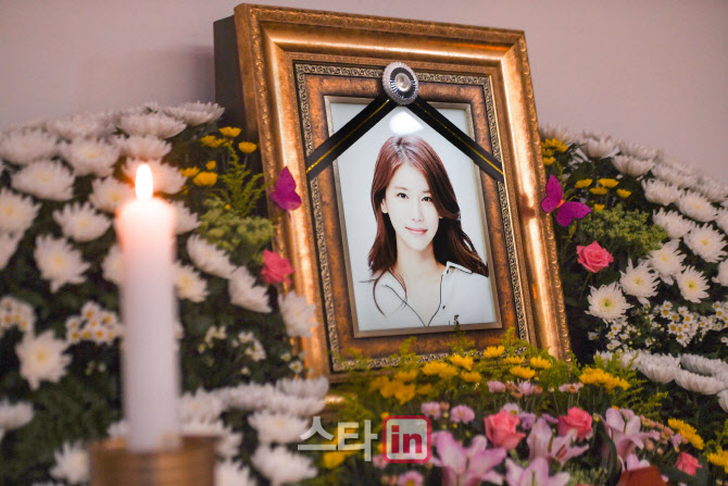 슬픔 속 마련된 고(故) 오인혜 빈소                                                                                                                                                                 