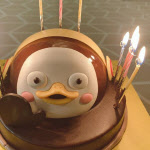 이윤지, 故 박지선 추모…펭수 케이크로 생일 축하 "보고있지?"