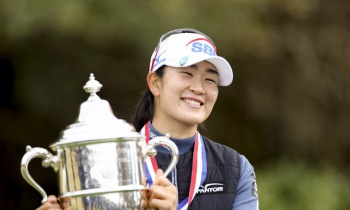 김아림이 US여자오픈 우승트로피를 들고 오지 않은 이유