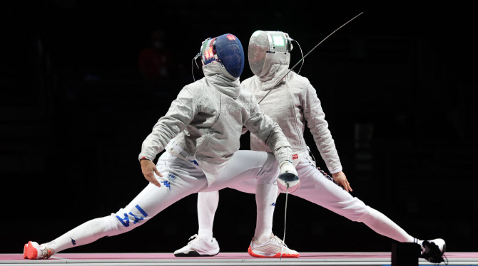  [올림픽] 데칼코마니 펜싱                                                                                                                                                                         