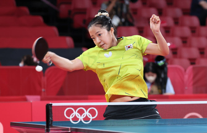  [올림픽] 신유빈의 공격                                                                                                                                                                           