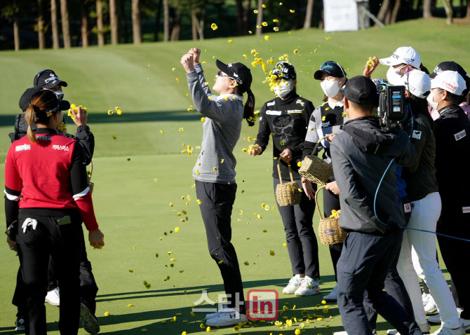 이정민 '우승 기쁨의 포효'                                                                                                                                                               