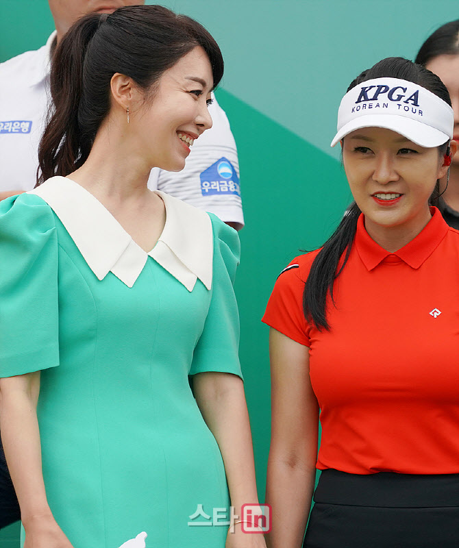  김미영아나운서와 한설희 해설위원 '코리안투어의 두 여신'                                                                                                                                