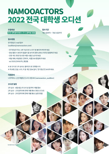 포스트 이준기·구교환·송강 찾는다…나무엑터스, 오디션 개최