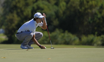 김성현, 3R서 6타 줄이고 공동 8위…PGA 투어 첫 톱10 도전