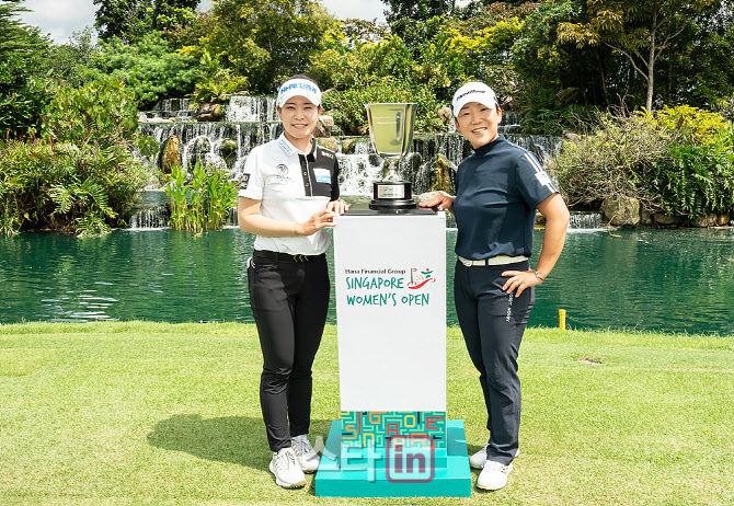  박민지와 신지애 '전 신지애키즈죠'                                                                                                                                                      
