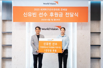 ‘탁구 에이스’ 신유빈, 세계선수권 상금으로 여성 청소년 돕기 후원