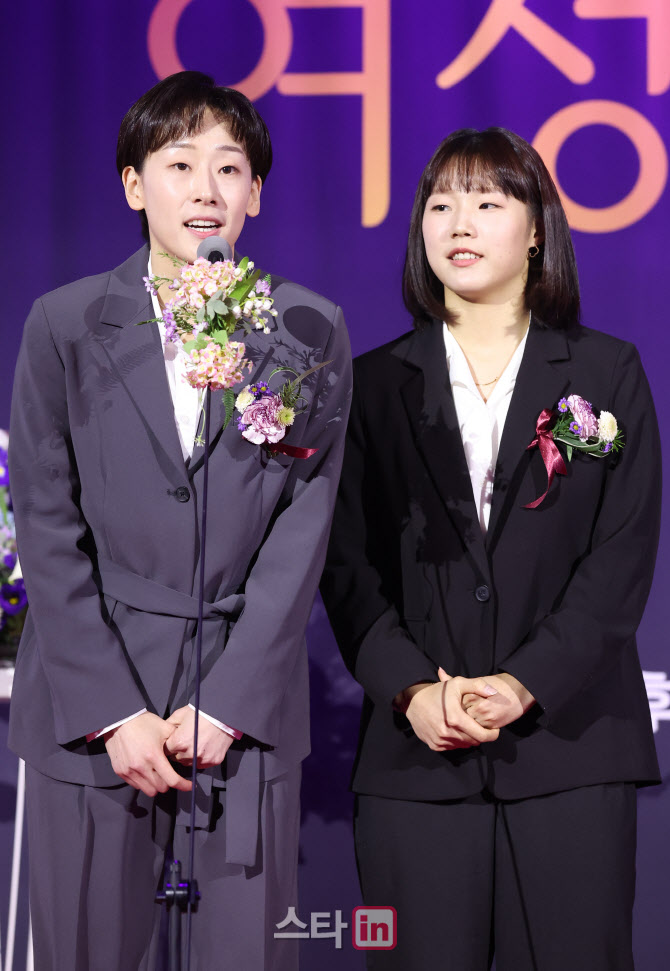백하나-이소희, 여성스포츠대상 우수상                                                                                                                                                              