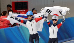 빙속 혼성계주-여자 3대3 아이스하키, 값진 은메달 획득