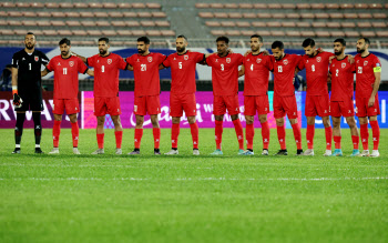 '역시 만만치않네' 요르단, 한국과 비긴 팔레스타인에 3-1 완승