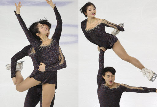 북한 피겨 페어 렴대옥-한금철, 은메달 획득...북한 첫 메달 수확                                                                                                                                           