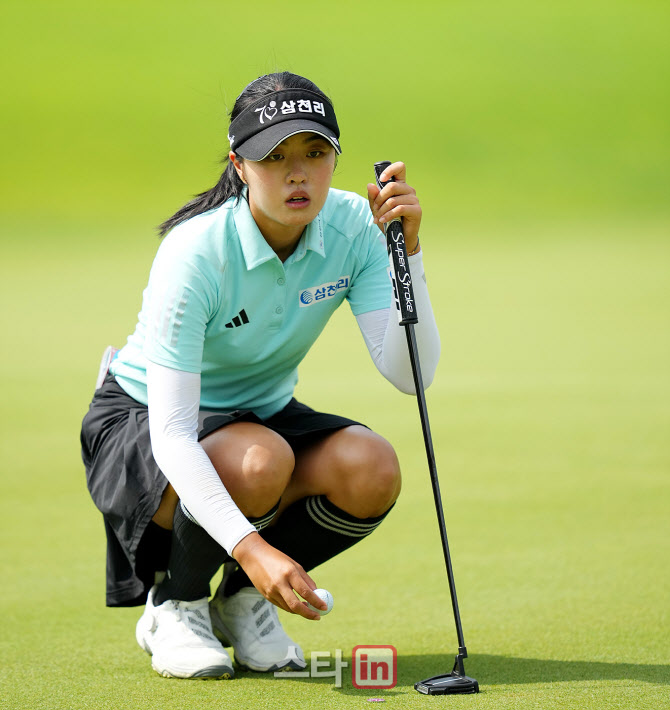 [골프in포토]서교림,첫 홀 이글 기회가 왔다                                                                                                                                                               