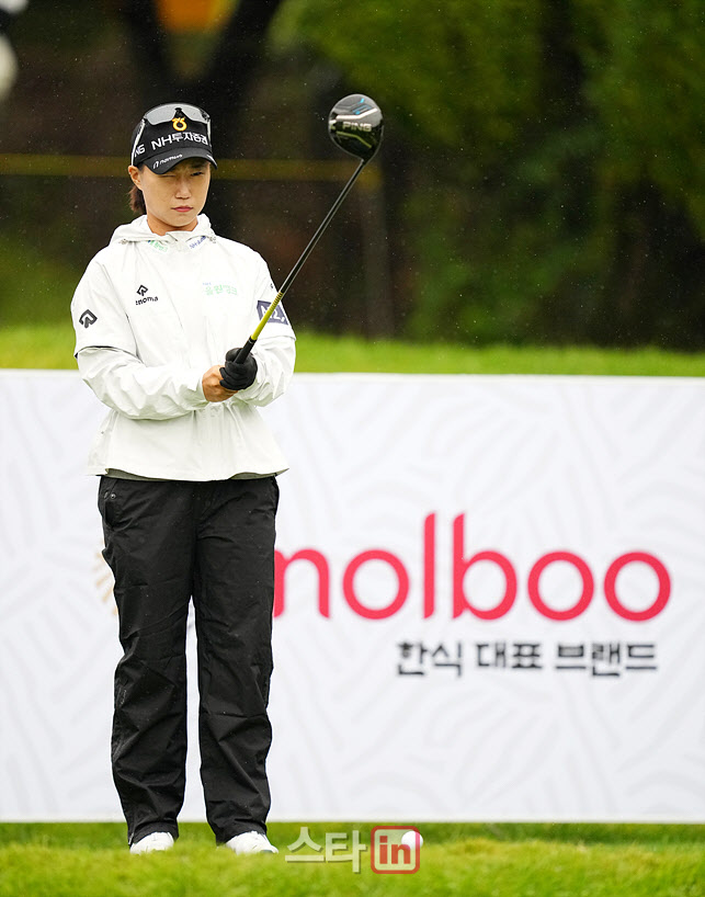 [골프in 포토] 정윤지,조준은 신중하게                                                                                                                                                                    