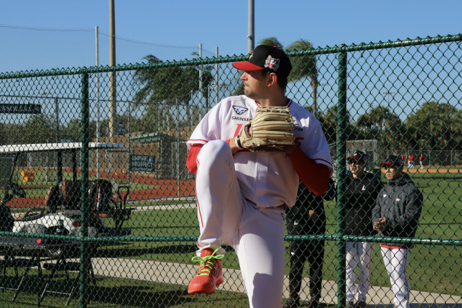 SSG 베니지아노, 60~70% 힘에도 140lkm 중반 강속구