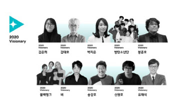 CJ ENM, 봉준호·방탄소년단 등 올해의 인물 10인 '2020 비저너리' 발표