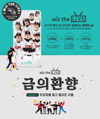 kt wiz, 팬과 함께하는 '언택트 라이브 토크쇼' 개최