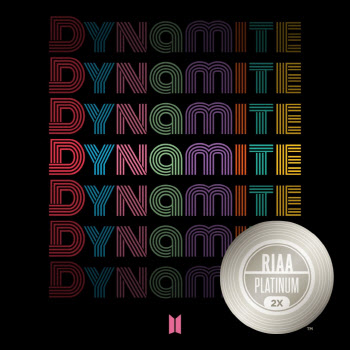 방탄소년단 '다이너마이트', 美RIAA 더블 플래티넘 싱글 인증