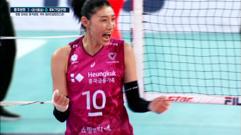 '김연경 붕대투혼' PO 3차전, V리그 역대 최고 시청률 경신