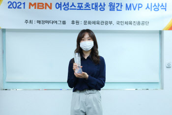 '한국 쇼트트랙 에이스' 최민정, 여성스포츠대상 4월 MVP