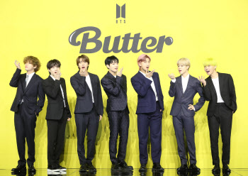 방탄소년단 신곡 'Butter', 빌보드 차트 '팝 에어플레이' 26위 진입