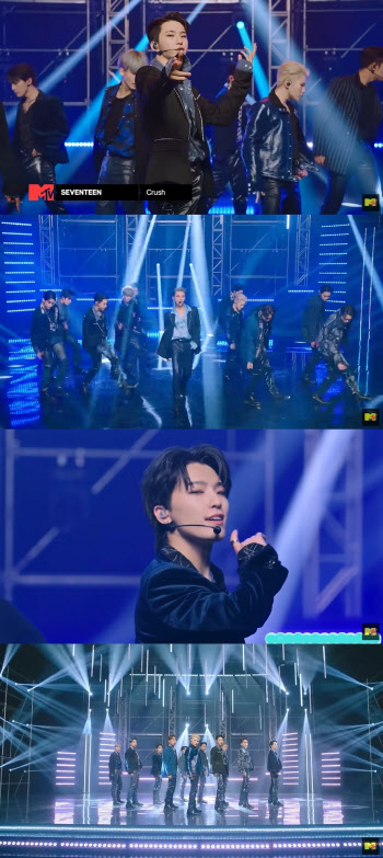 세븐틴, 美 MTV PUSH ‘Crush’ 퍼포먼스 영상 공개