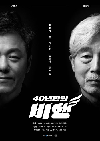 KBS, 내년 설 대기획 공연으로 송골매 콘서트 기획